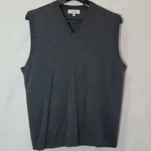 20% off 3! Fine Merino Wool V-Neck Sweater Vest L